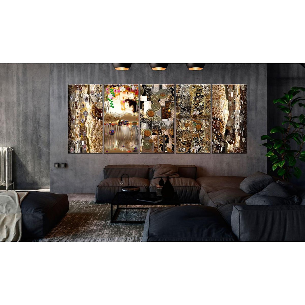 Paris Prix Tableau Imprimé 5 Panneaux  Mom with Child Narrow