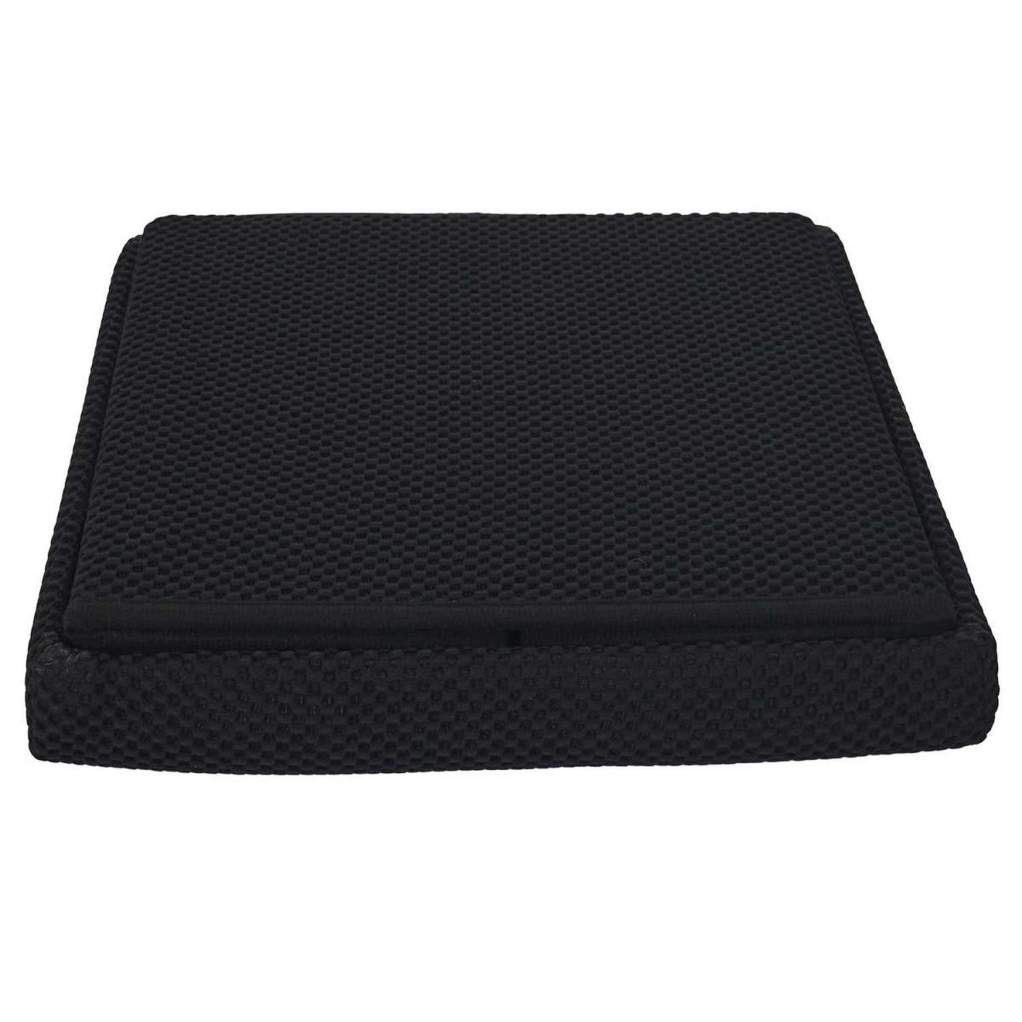 Voir la diapositive 4 : The Home Deco Factory Pouf coffre pliable  atome  38cm noir