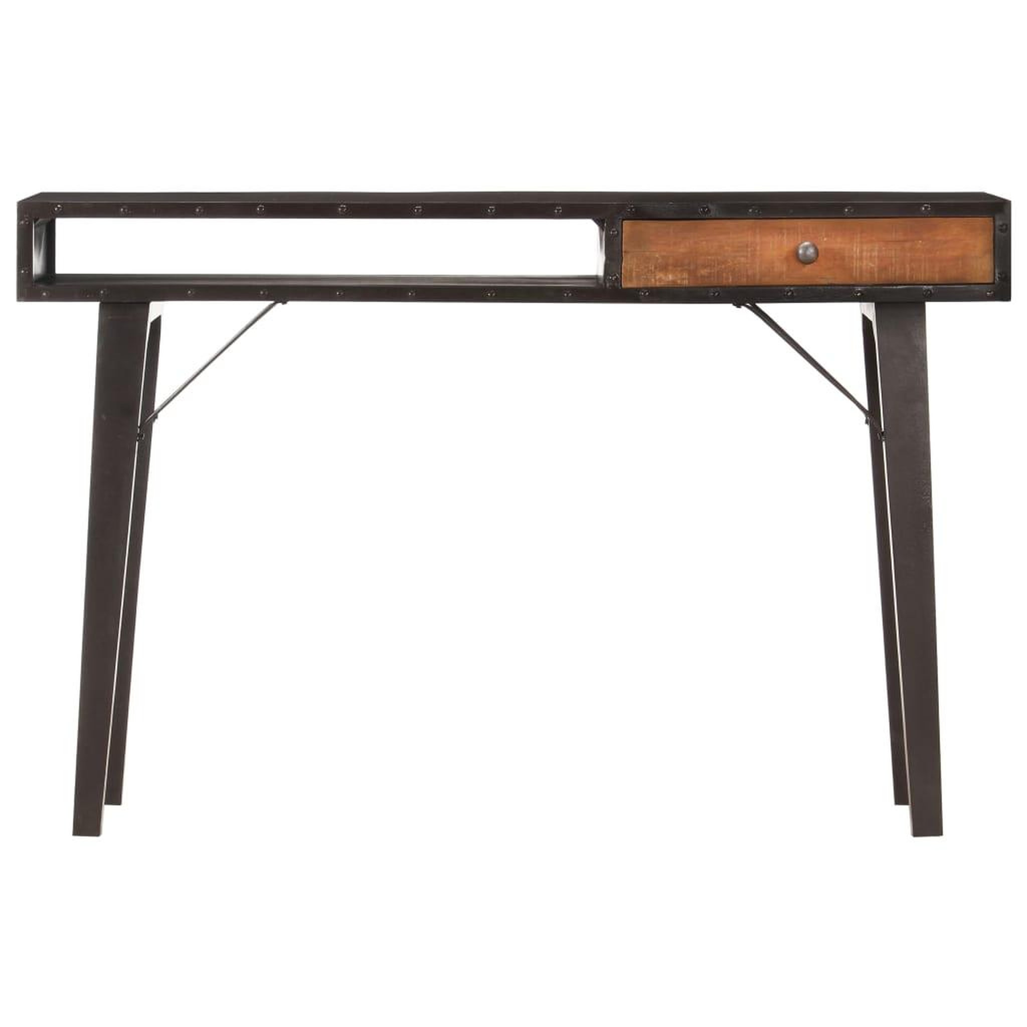 Voir la diapositive 2 : VIDAXL Table console 118x35x76 cm Bois de recuperation massif