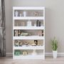 Voir la diapositive 3 : VIDAXL Bibliotheque/Separateur de piece Blanc 100x30x166 cm