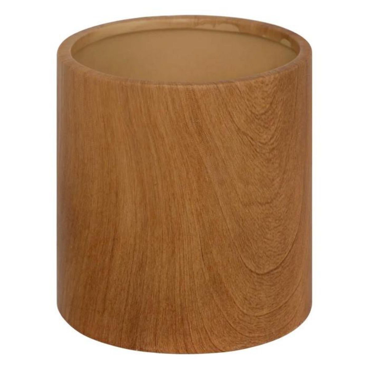 ATMOSPHERA Lot de 2 Cache-Pots Effet Bois  Soa  14cm Naturel