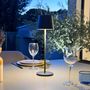 Voir la diapositive 4 : Lumisky Lampe de table sans fil LED KELLY Gris Metal H38CM