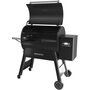 Voir la diapositive 2 : TRAEGER Barbecue pellet IRONWOOD 885 noir sur chariot, grille haute 76x26.5 cm, grille basse 76x48 cm