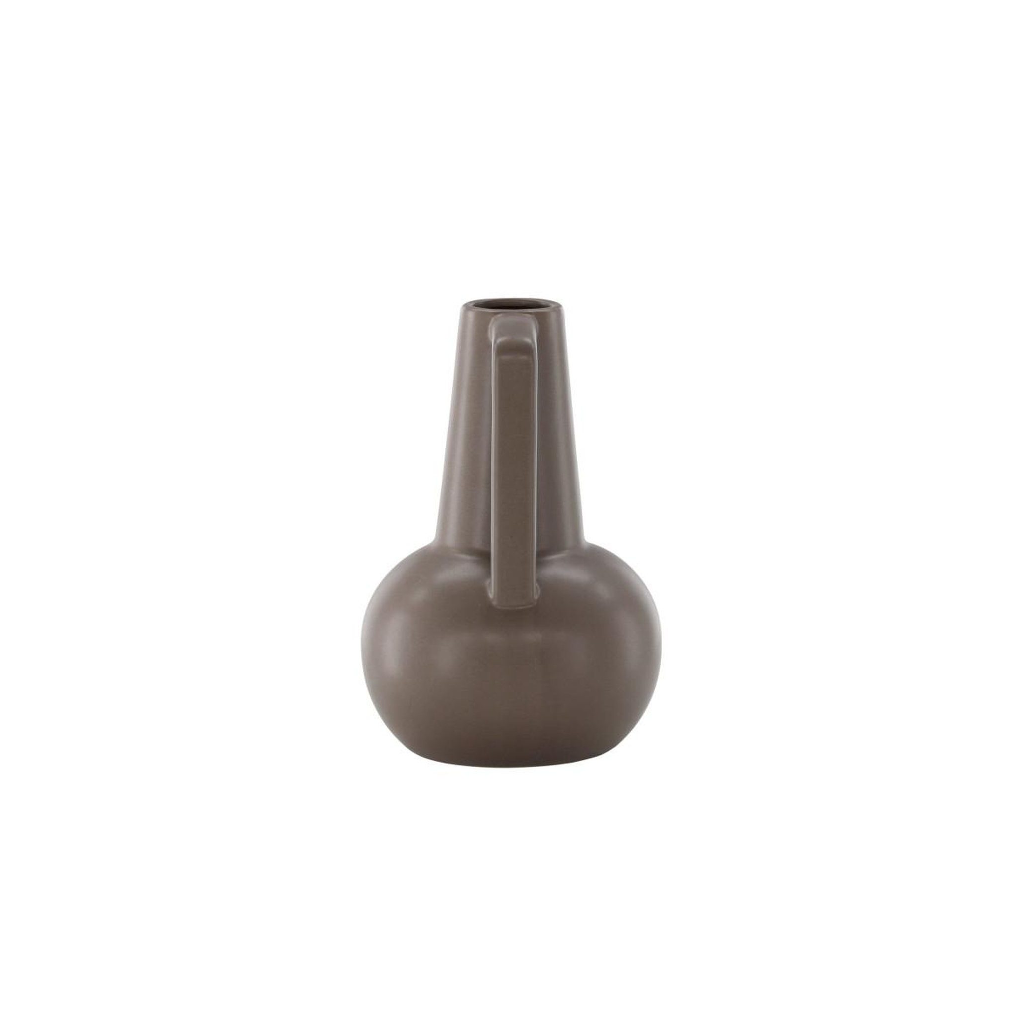 Voir la diapositive 4 : Paris Prix Vase design en céramique  lane  22cm marron