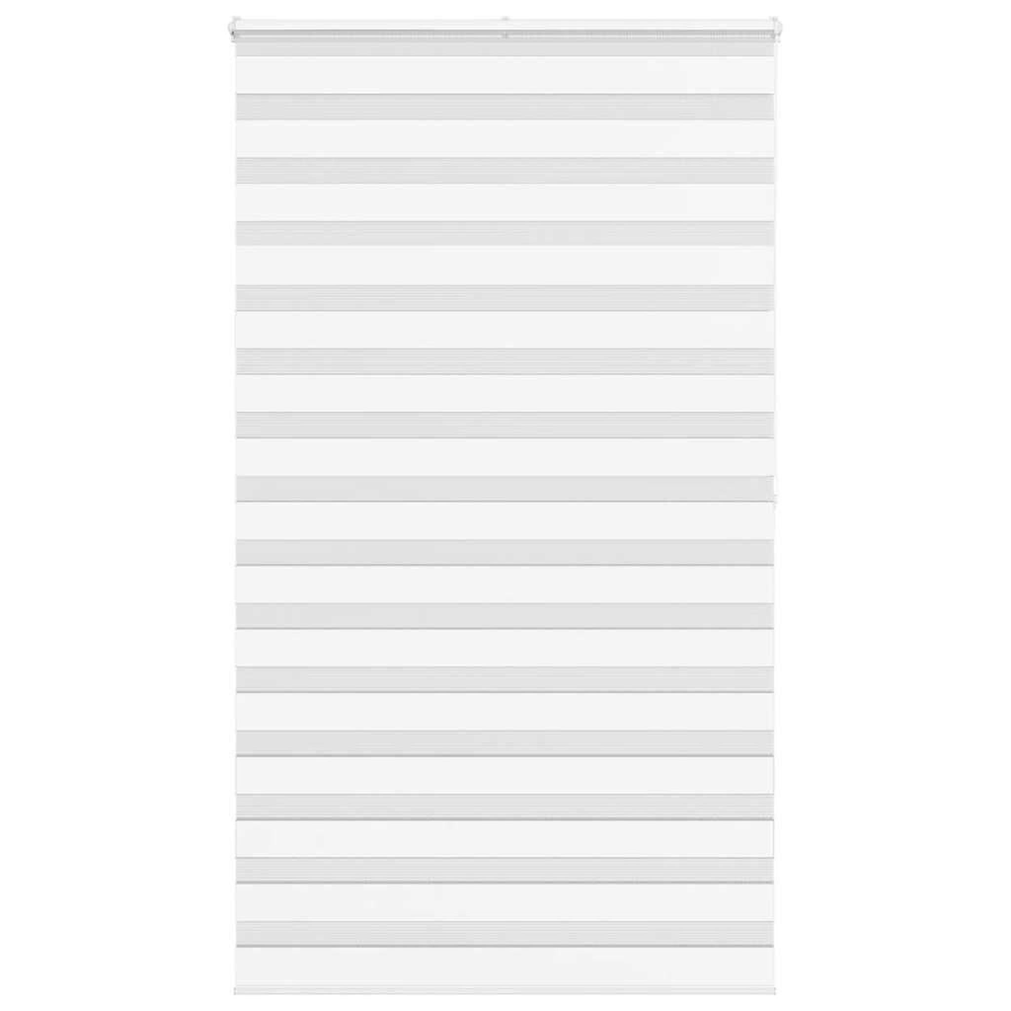 VIDAXL Store zebre blanc 120x200 cm largeur du tissu 125,9cm polyester