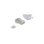 Voir la diapositive 2 : DeLock Connecteur RJ45 Delock 4043619671779 Cat.6A Argenté et transparent