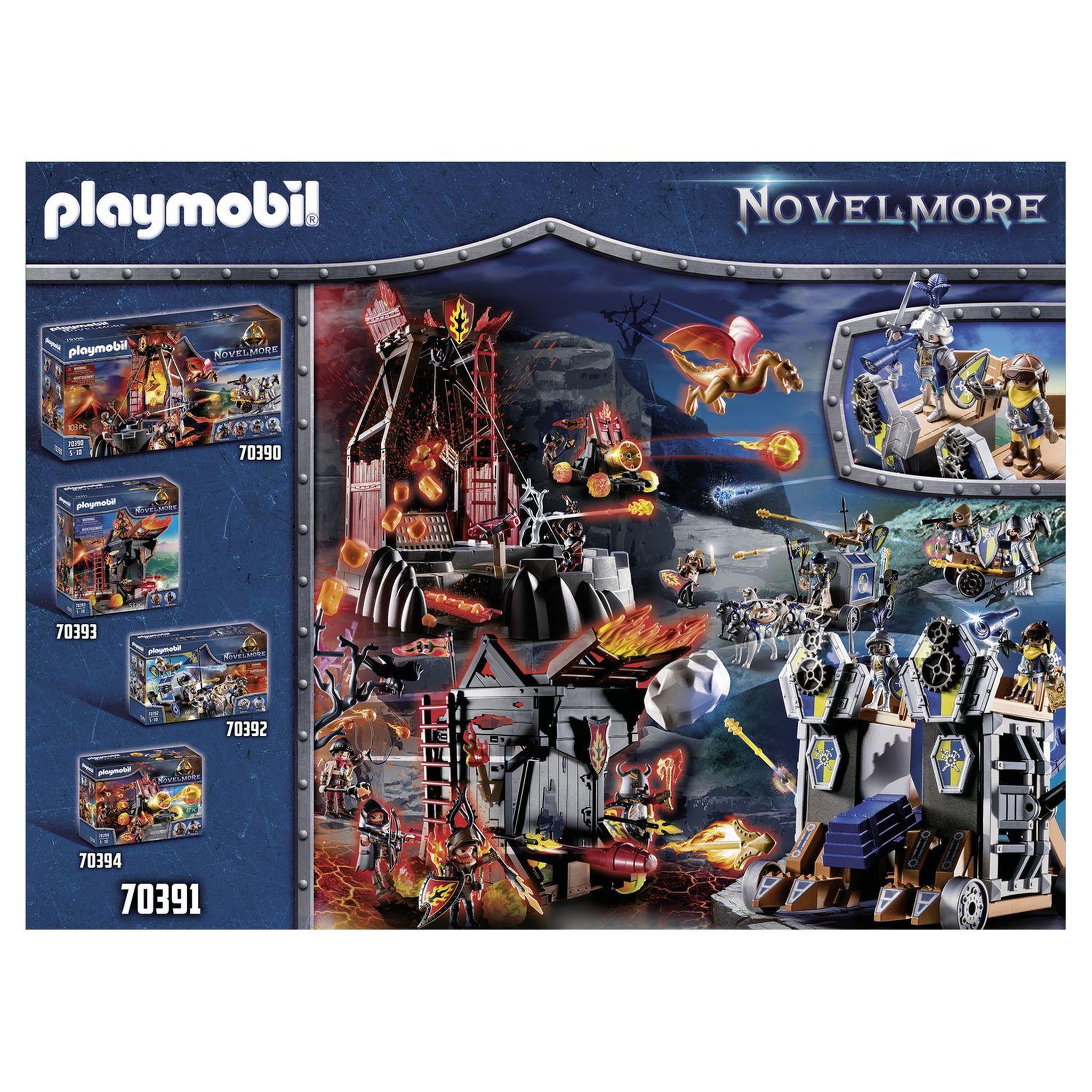 Voir la diapositive 4 : PLAYMOBIL 70391 - Novelmore - Tour d'attaque des chevaliers Novelmore
