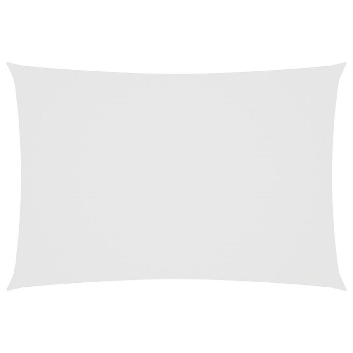 VIDAXL Voile de parasol tissu oxford rectangulaire 2,5x4,5 m blanc