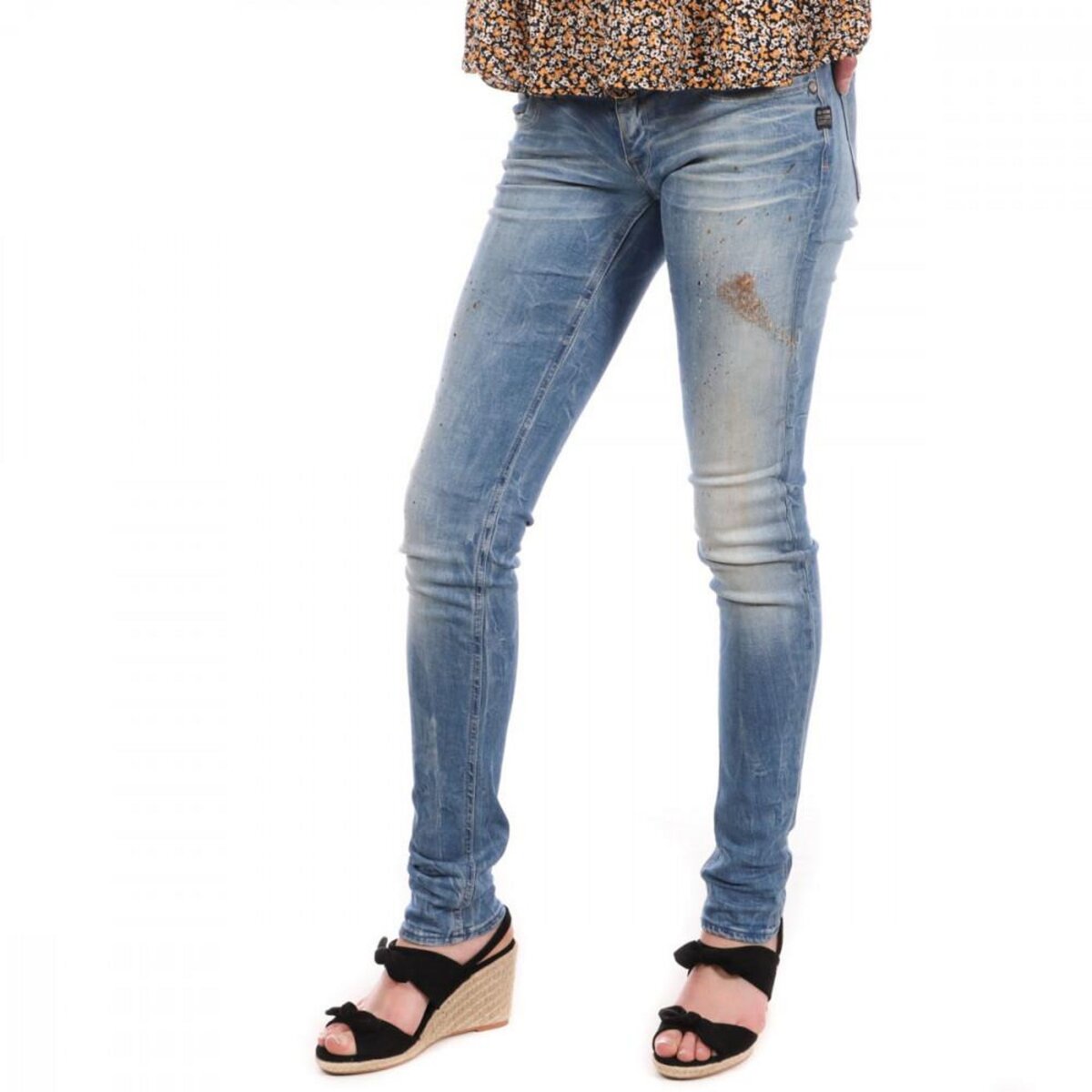 Jean skinny hotsell femme bleu clair