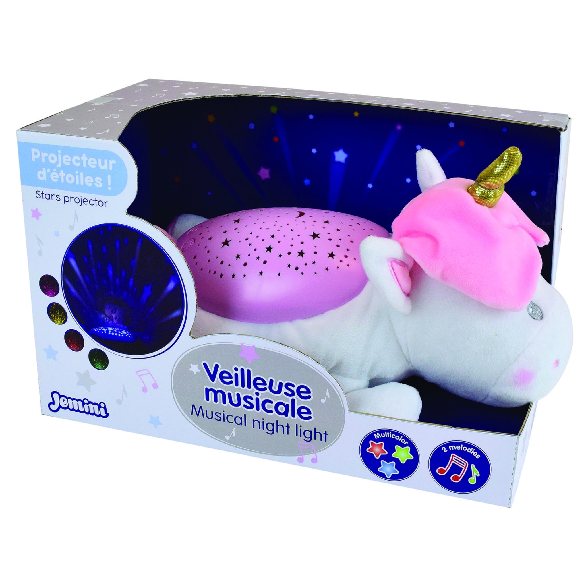 Voir la diapositive 3 : JEMINI Veilleuse licorne
