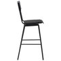 Voir la diapositive 4 : VIDAXL Chaises de bar lot de 2 noir contreplaque solide et acier