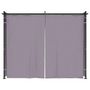 Voir la diapositive 3 : VIDAXL Tonnelle avec rideaux 3x3 m Anthracite Acier