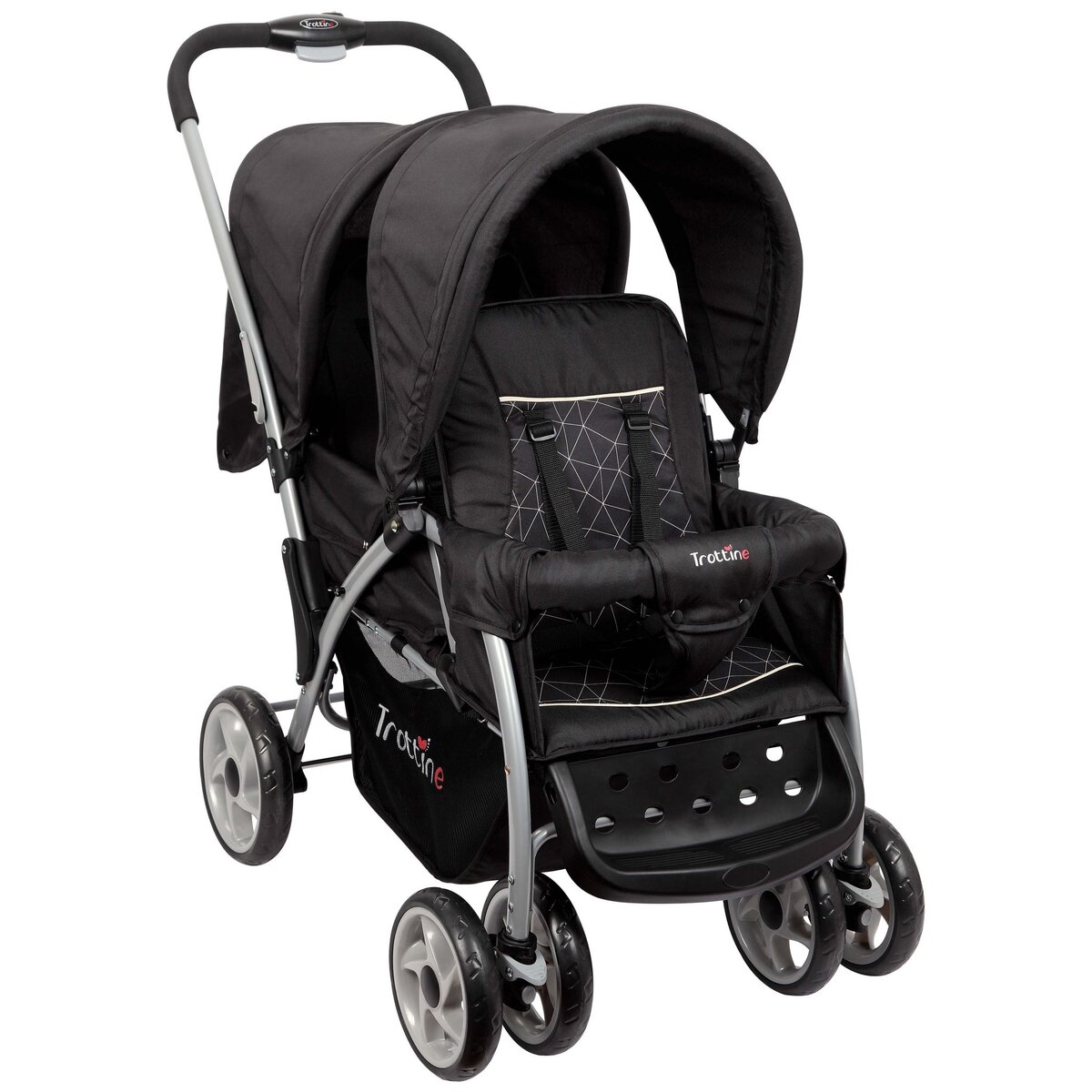 TROTTINE Poussette double Twinbi pas cher Auchan