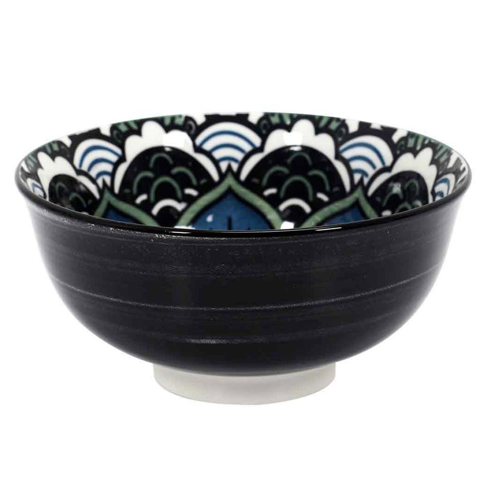 The Home Deco Factory Coupelle en céramique  mandala  22cl bleu