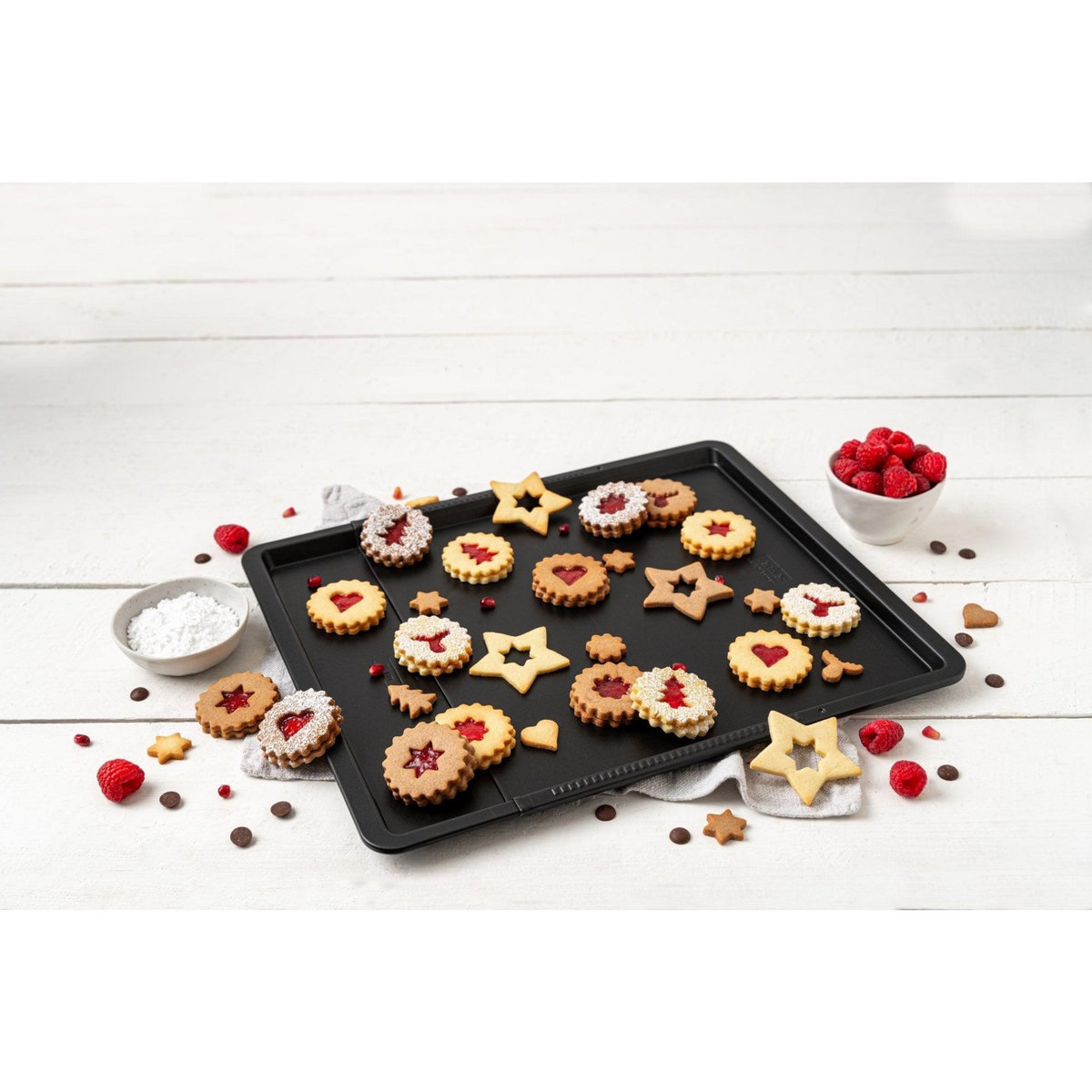 ZENKER Plaque de cuisson four extensible de 37 à 52 cm Zenker Perfect Black +