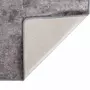 VIDAXL Tapis lavable antiderapant 80x150 cm Gris