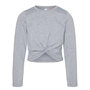 Voir la diapositive 1 : Vero Moda T-Shirt Manches Longues Gris Fille Vero Moda Vmjoy Knot