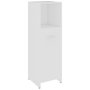 Voir la diapositive 2 : VIDAXL Armoire de salle de bain Blanc 30x30x95 cm Bois d'ingenierie