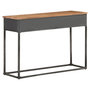 Voir la diapositive 3 : VIDAXL Table console 110x35x75 cm Bois d'acacia massif
