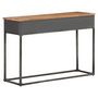 Voir la diapositive 3 : VIDAXL Table console 110x35x75 cm Bois d'acacia massif