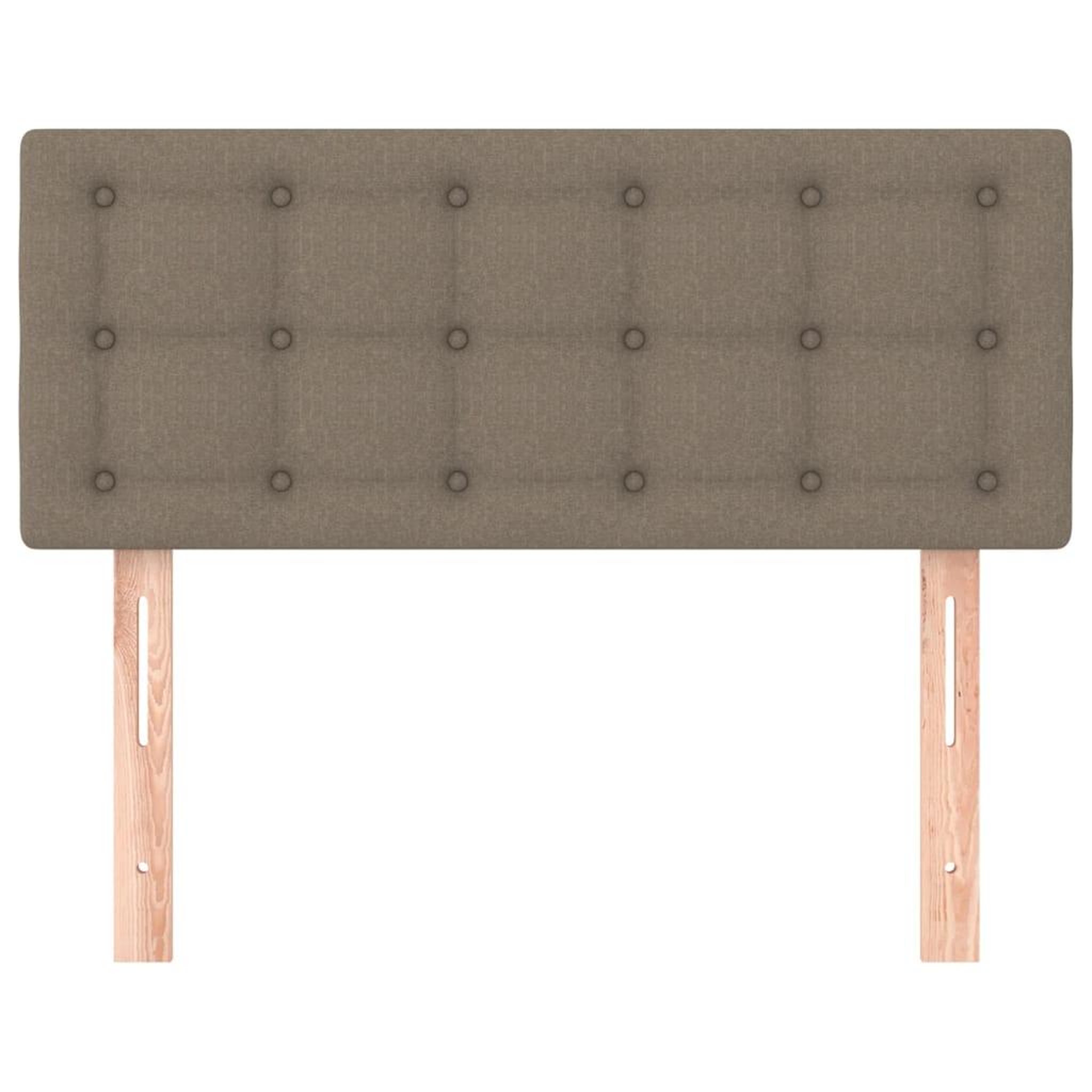 Voir la diapositive 3 : VIDAXL Tete de lit Taupe 100x5x78/88 cm Tissu