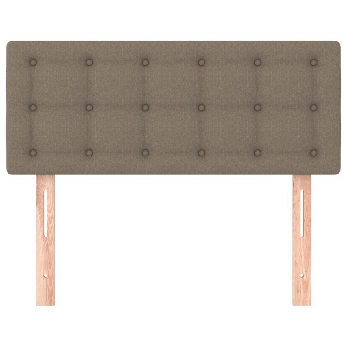 VIDAXL Tete de lit Taupe 100x5x78/88 cm Tissu