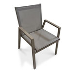 Paris Prix Fauteuil de Jardin Empilable  Floride  86cm Quartz