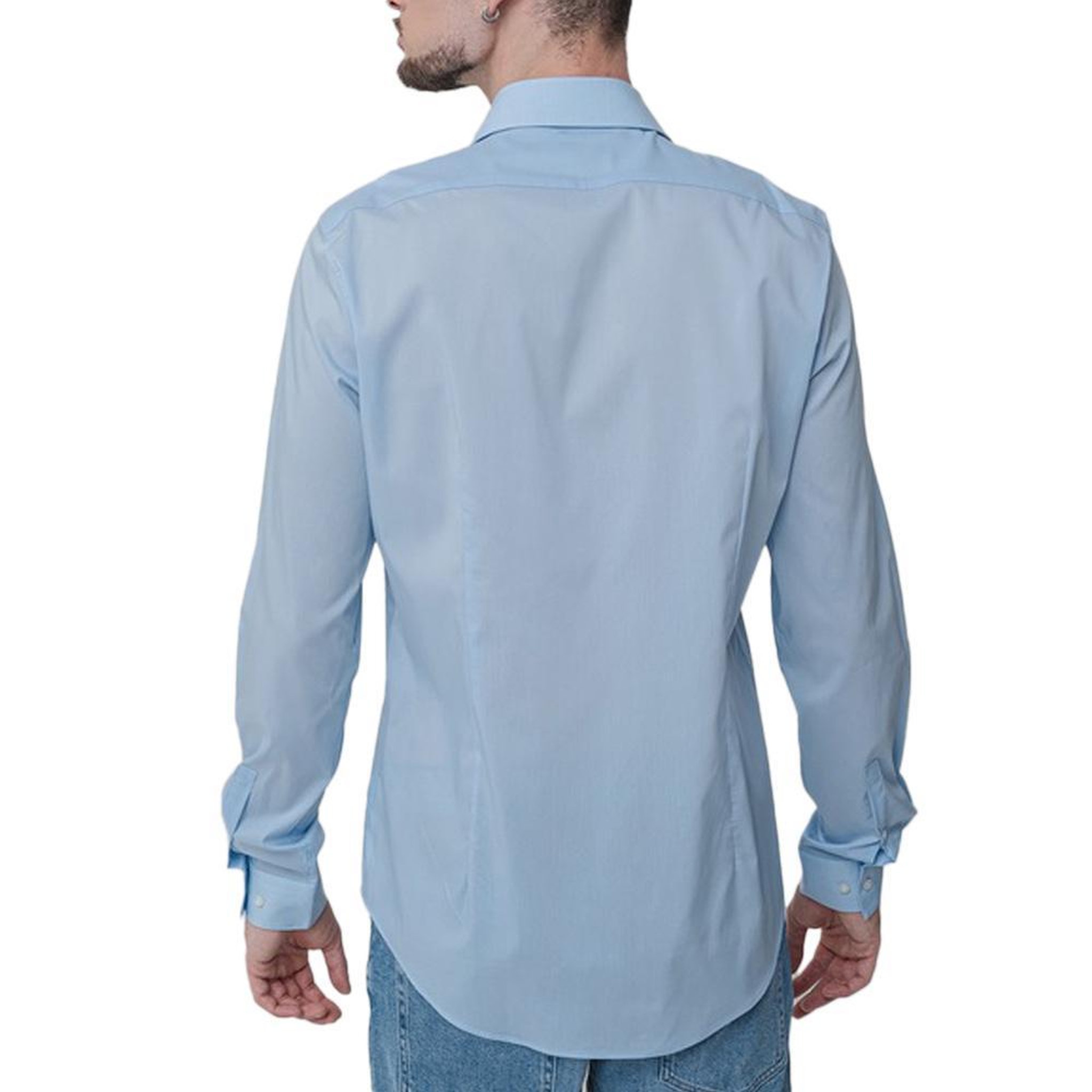 Voir la diapositive 2 : CALVIN KLEIN JEANS Chemise Bleu Homme Calvin Klein Jeans Lyocell Solid