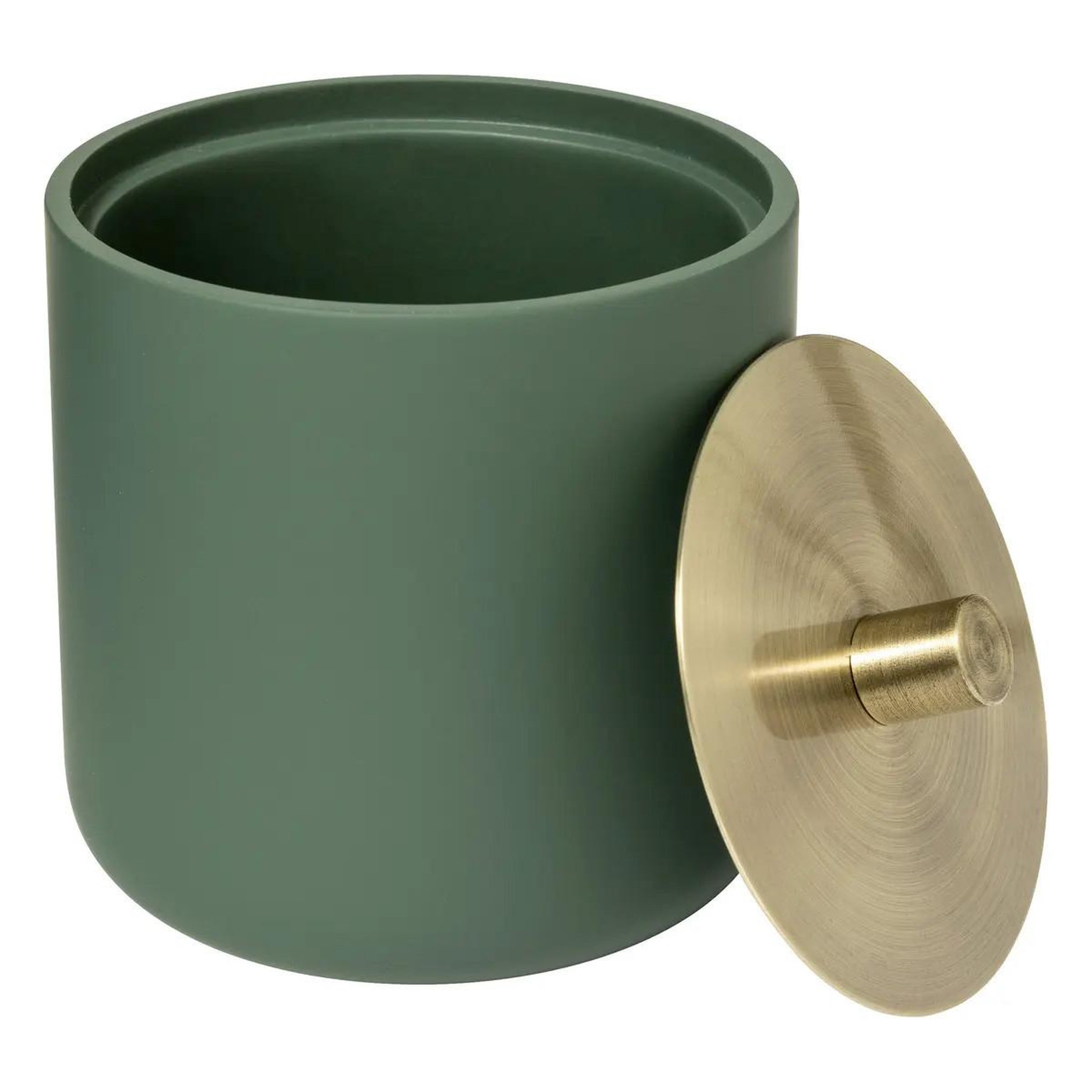 Voir la diapositive 2 : FIVE Pot à coton  duo  11cm vert