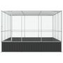 Voir la diapositive 4 : VIDAXL Voliere argente 311x307x212 cm acier