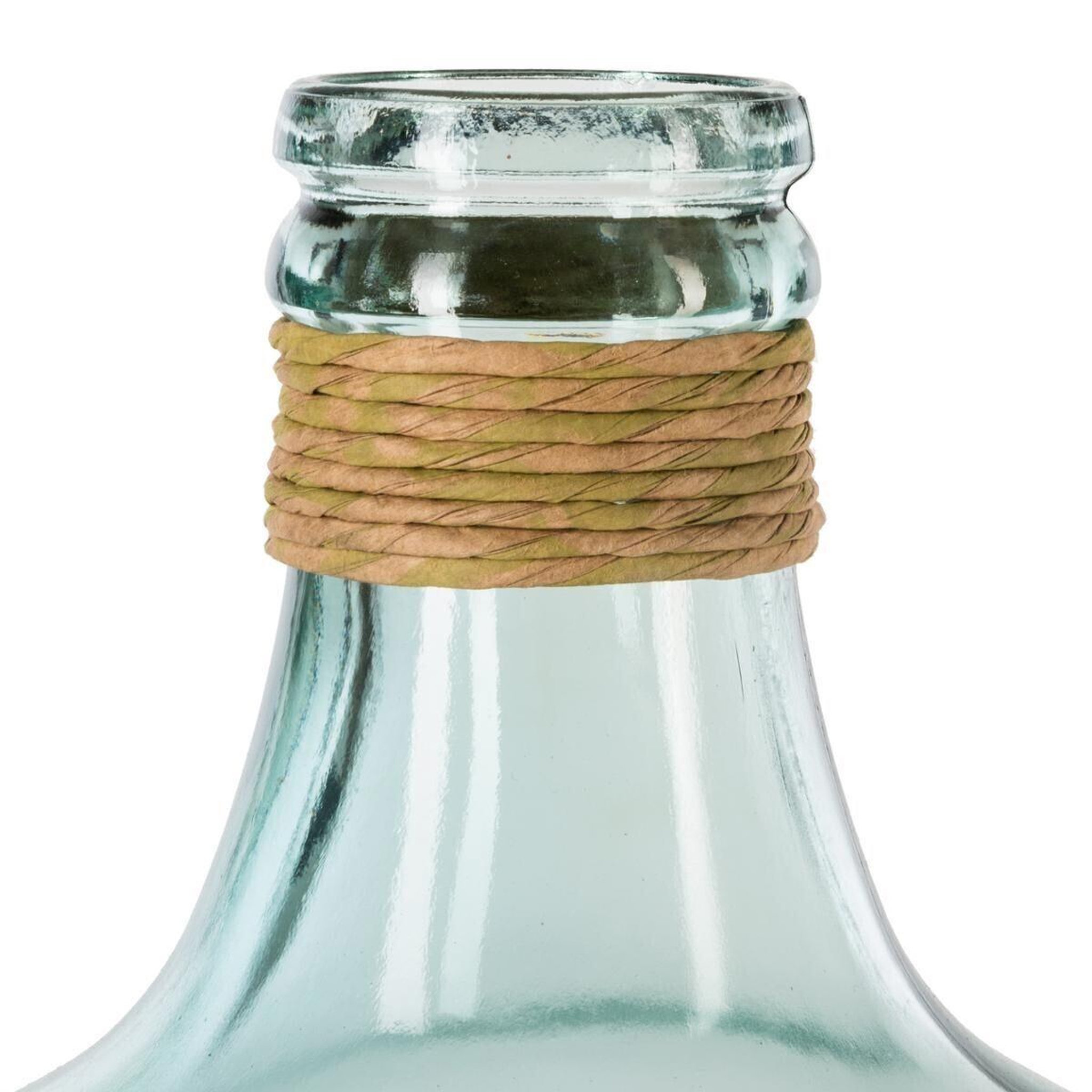 Voir la diapositive 2 : ATMOSPHERA Vase en verre  dame jeanne  42cm transparent