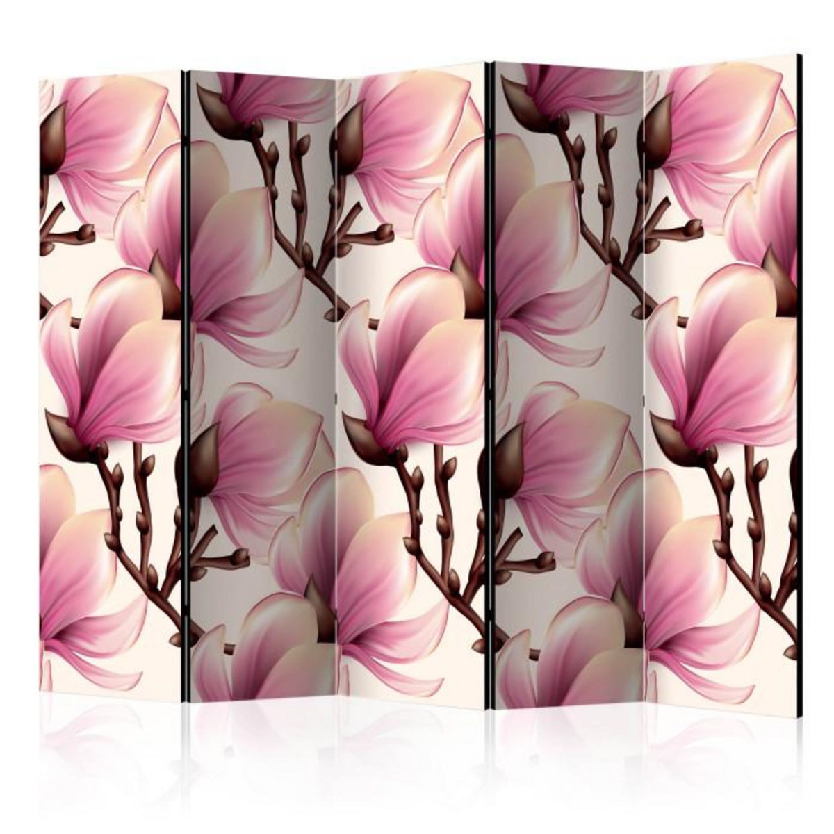 Paris Prix Paravent 5 Volets  Blooming Magnolias  172x225cm