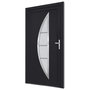 Voir la diapositive 4 : VIDAXL Porte d'entree anthracite 108x208 cm PVC