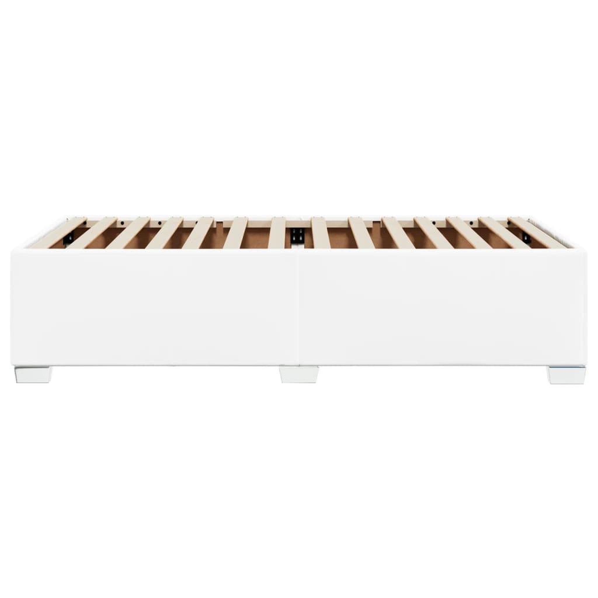 Voir la diapositive 5 : VIDAXL Cadre de lit sans matelas blanc 80x200 cm similicuir