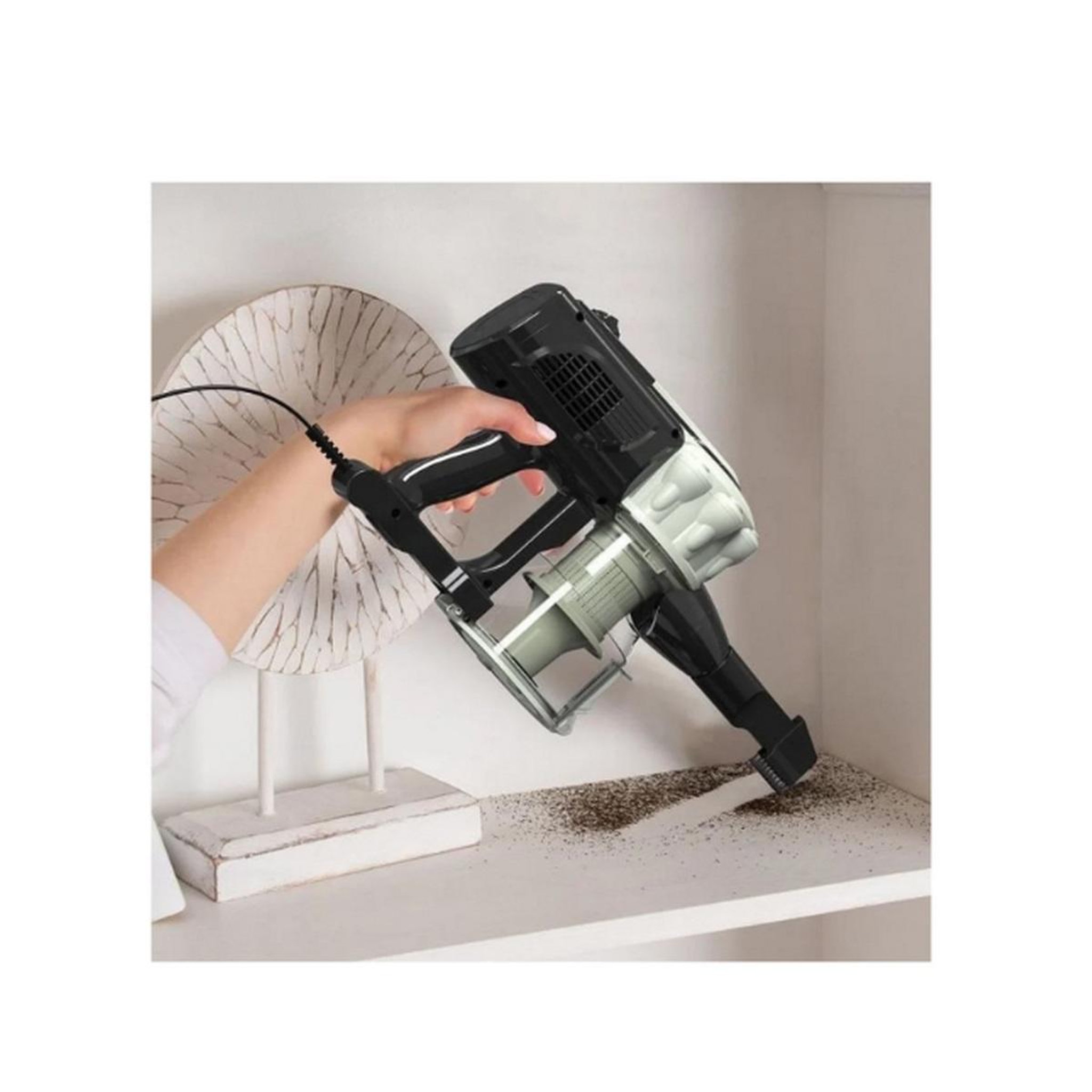 Voir la diapositive 6 : LIVOO Aspirateur balai avec fil 600w 0.55l vert - doh142v