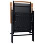 Voir la diapositive 5 : VIDAXL Chaises de jardin pliables lot de 2 aluminium et textilene noir