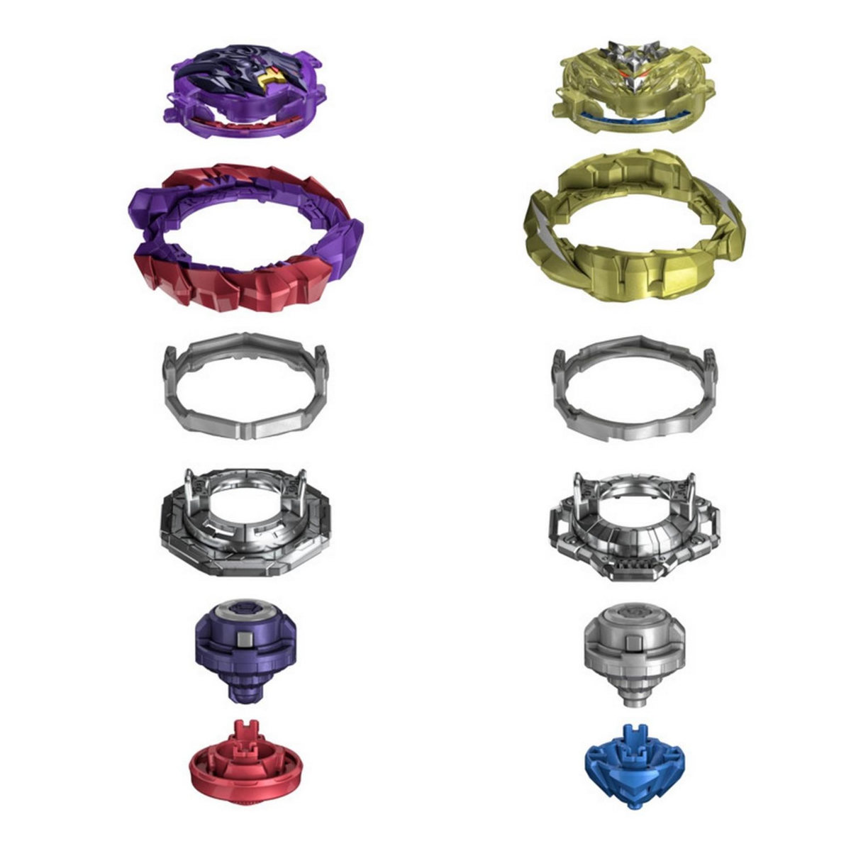 HASBRO Toupies Beyblade Burst QuadDrive : CYCLONE BELFYRE B7 et BERSERK BALDEROV B7