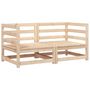 Voir la diapositive 2 : VIDAXL Canapes d'angle de jardin 2 pcs 70x70x67 cm bois de pin massif