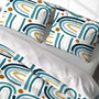 Voir la diapositive 2 : Home collection Parure housse de couette 100%polyester 72gsm arc en ciel