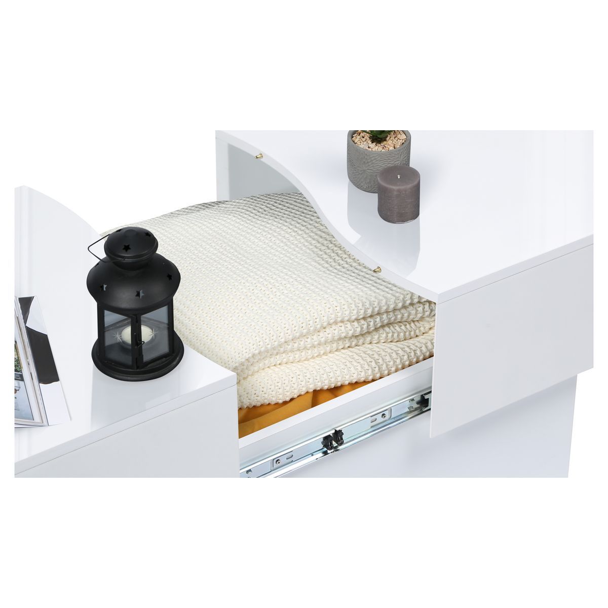 Table basse coulissante