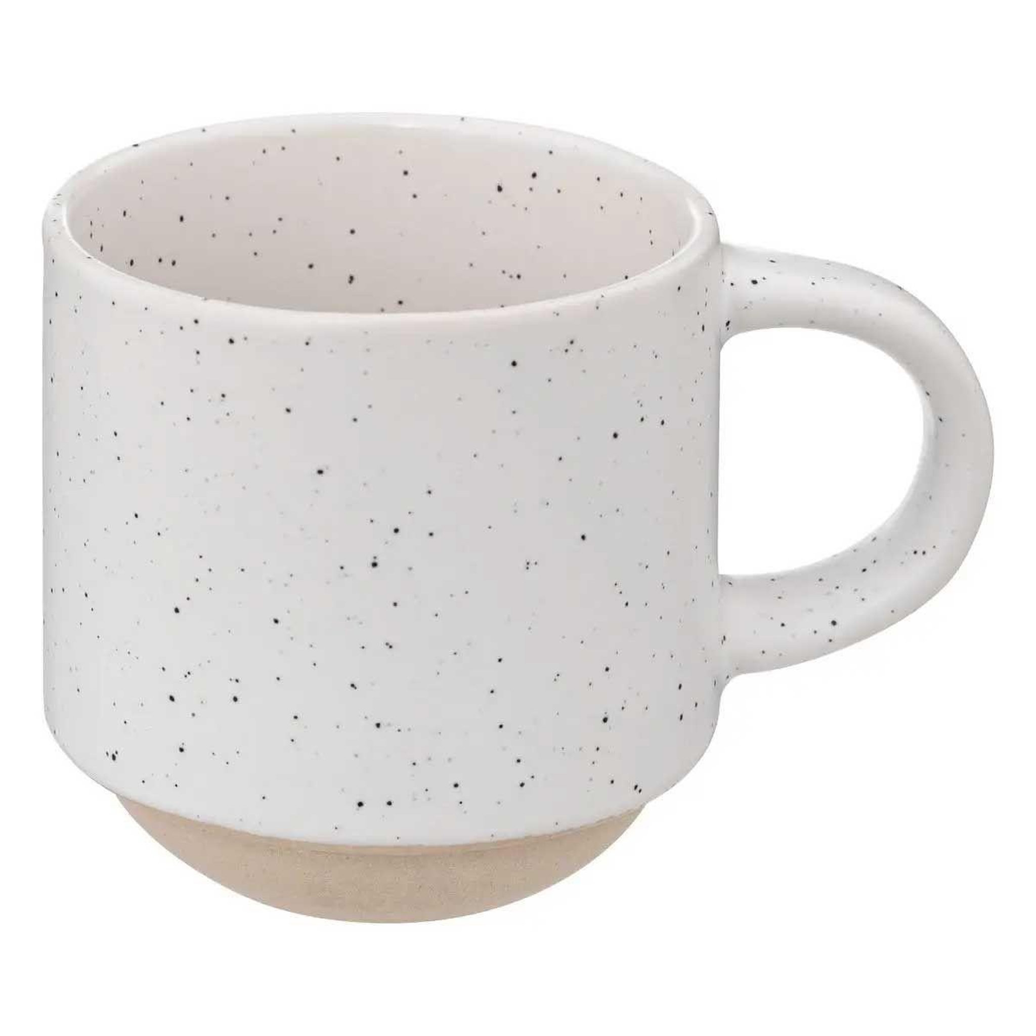 Voir la diapositive 2 : SECRET DE GOURMET Lot de 4 Mugs sur Rack  Lana  20cl Blanc