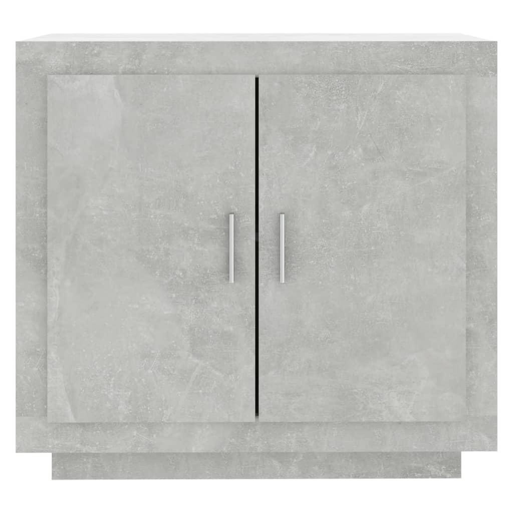 Voir la diapositive 3 : VIDAXL Buffet Gris beton 80x40x75 cm Bois d'ingenierie