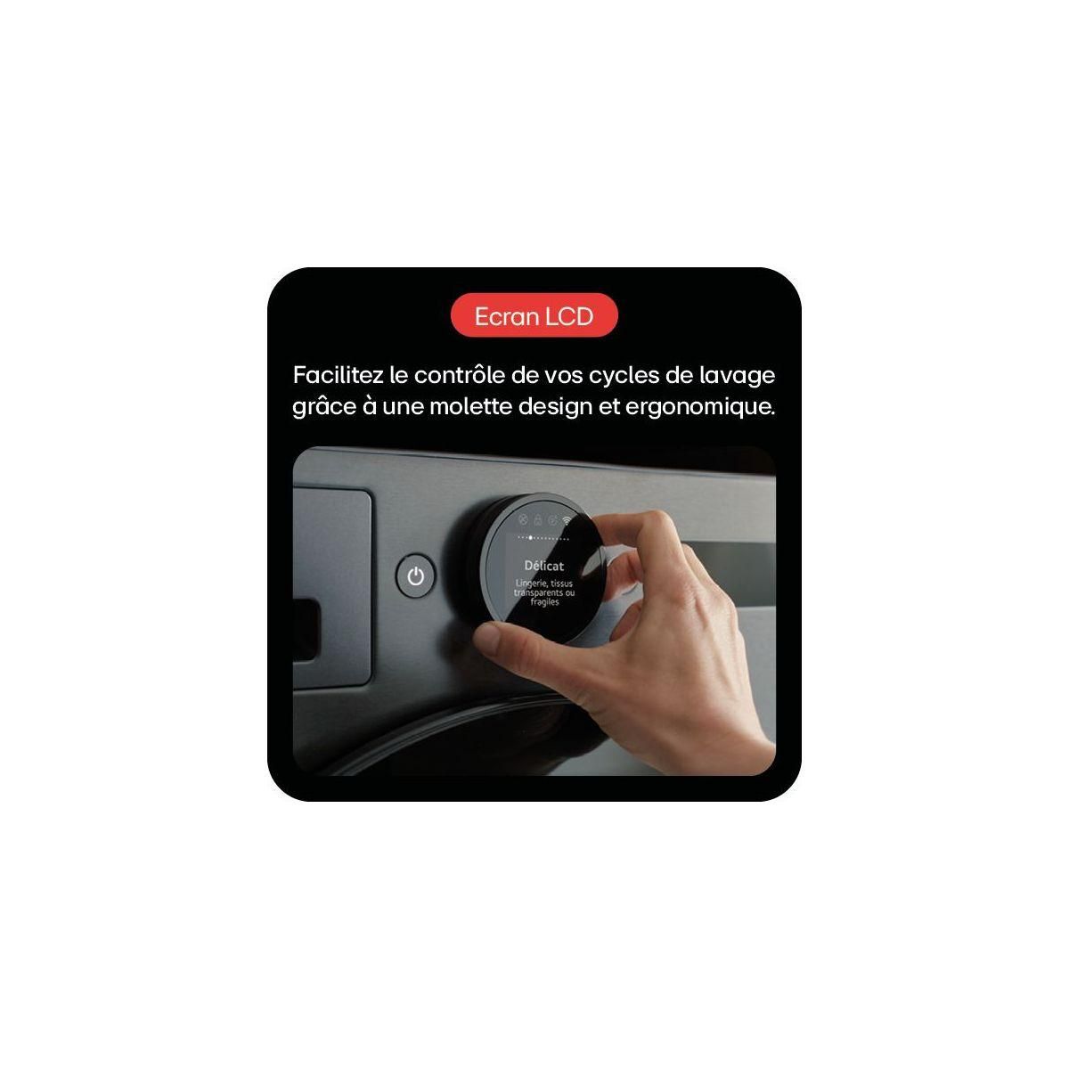 LG Lave linge hublot F34X76BSTA