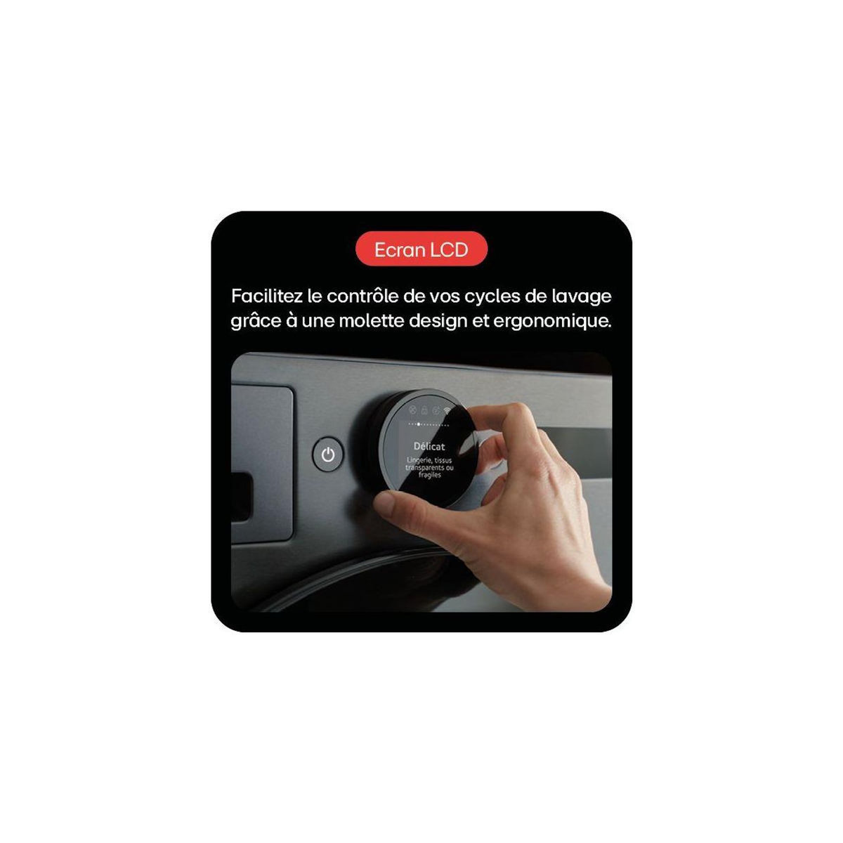 LG Lave linge hublot F34X76BSTA