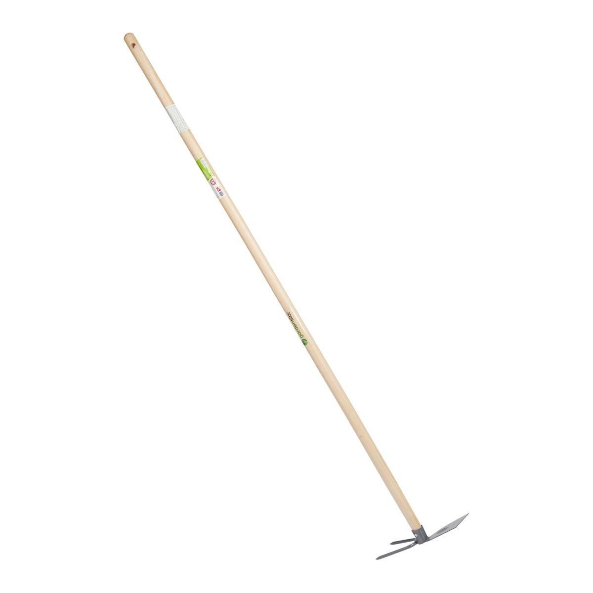 GARDENSTAR Serfouette en acier avec manche en bois - 130 cm