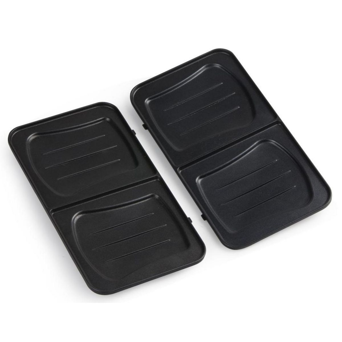 Domo Croque-gaufre-grill 3en1 1000w argent/noir - do9136c