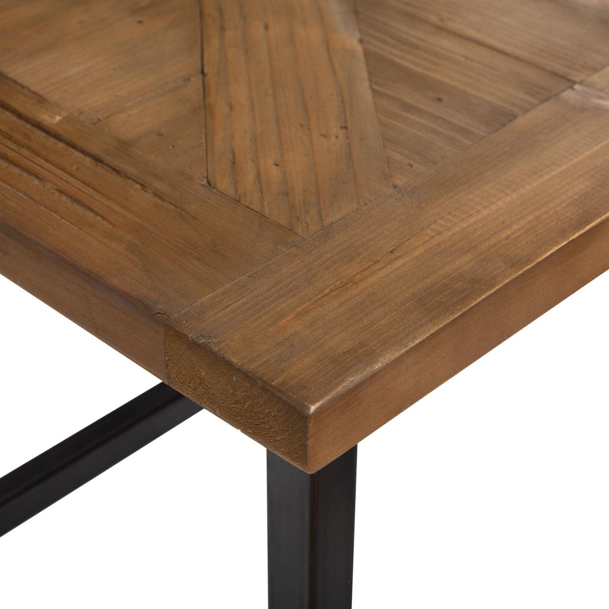 Voir la diapositive 3 : ATMOSPHERA Console design industriel corte - l. 110 x h. 79 cm- marron