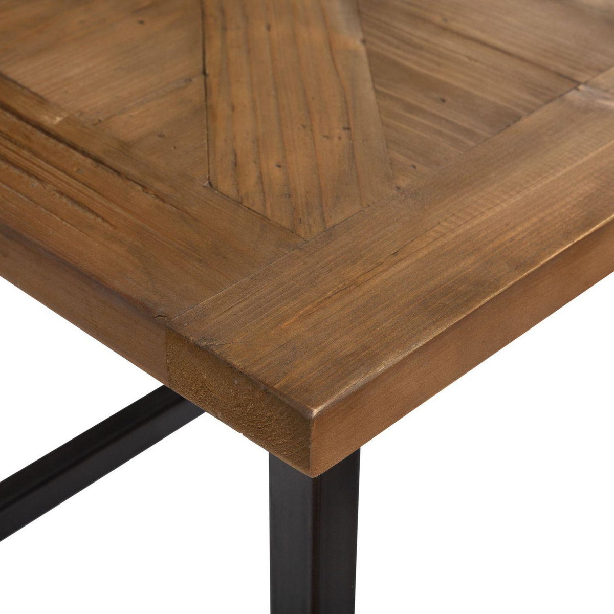 ATMOSPHERA Console design industriel Corte - L. 110 x H. 79 cm- Marron