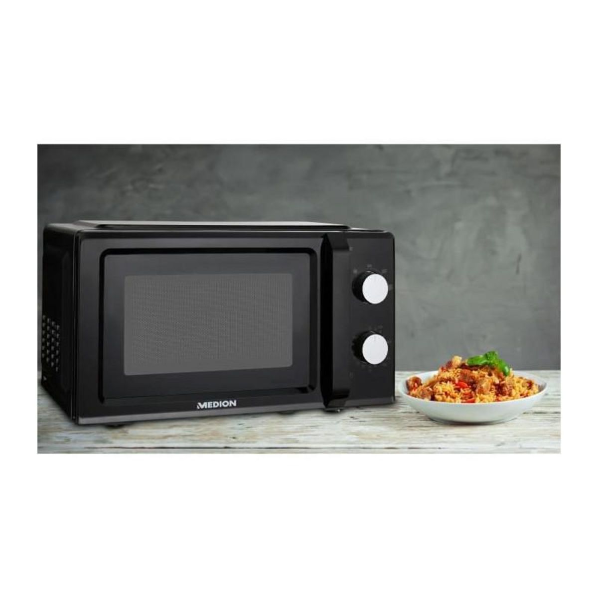 Style Me Up Four micro onde MEDION MD 11475 - Noir et blanc