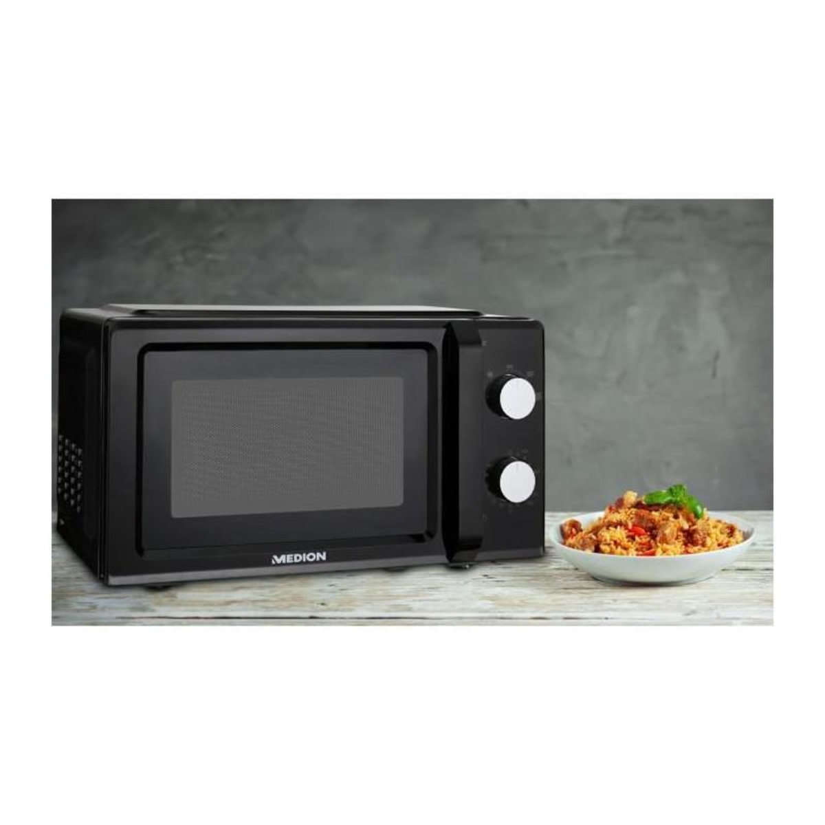 Style Me Up Four micro onde MEDION MD 11475 - Noir et blanc